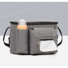 멜로유즈 유모차가방 다용도 보조 걸이식 보온 티슈포켓 외출, 1개, 레드
