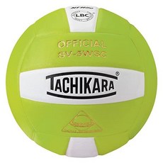 [미국] 711239 Tachikara Sensi-Tec Composite Volleyball, Lime Green/White
