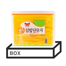 일가집 김밥단무지 3kg (4개) 김밥재료 업소용, 3000g, 4개