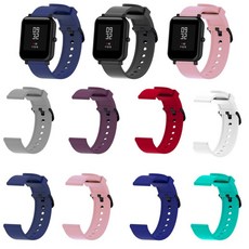 샤오미 Huami Amazfit Bip 여성용 피트니스 시계 밴드 용 실리콘 시계 밴드 Garmin vivoactive3 Bracelet Strap 용 남성용 손목 스트랩|스마, 1개, CHINA, 5