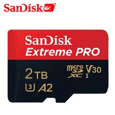 Extreme PRO 2TB Micro Card A2 U3 V30 SDXC Memory Card Flash Memory Microsd TF Mini Card 2T