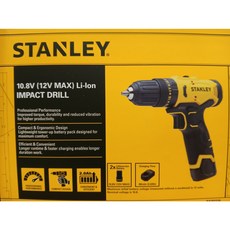 STANLEY 12V MAX 드릴 드라이버 SCD10D2K, 1개 본품 + 추가배터리2개 이상, 1개