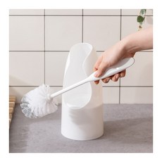 변기청소솔 화장실변기솔 청소도구 보관선반 무타공 접착식