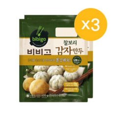 비비고 찰보리 감자만두, 400g, 4개