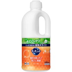 큐큣토 주방세제 오렌지향 리필용, 1개, 1250ml