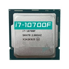 8코어 16스레드 CPU 프로세서 코어 i7 10700F 2.9GHz L2 2M L3 16M 65W LGA 1200 I7-10700f - 10700f