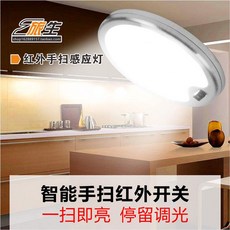 미짱 적외선 감응 12V 캠핑카 숙박 질질 끌다 부품 초슬림 스포트라이트 밴드스위치 손 쓸다, 백광