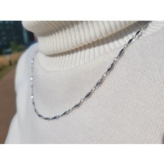 쌀알실버목걸이