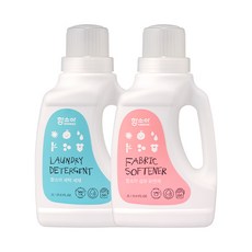  함소아 고농축 유아용 세탁세제 1L + 섬유유연제 1L 1세트 2L  상품 이미지