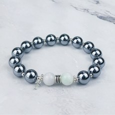 인포벨 탠디 테라슬릿 테라헤르츠 옥 팔찌 남성용 남자 팔찌 악세사리 커플템 원석 커플 패션 팔찌 TH823