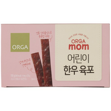 올가맘 어린이 한우 육포 25g x 4p, 순한맛, 4개, 100g