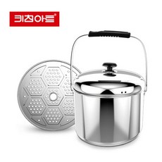 ss하비마트ss+키친아트 미니 찜들통 22cm (EL1183) 찜통 인덕션들통 스텐레스들통 주방찜통 빨래찜통+gkql하비, 하비gkql, 하비gkql