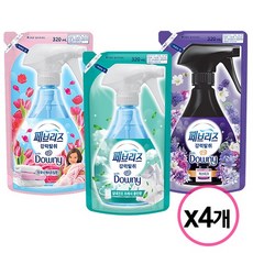 기타 페브리즈 섬유탈취제 리필 320ml 4개 택1, 다우니에이프릴향 4개
