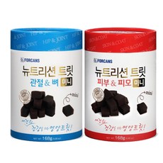 포켄스 강아지 뉴트리션 트릿 미니 영양제 168g x 2종 세트, 뼈/관절강화+피부/피모, 1개