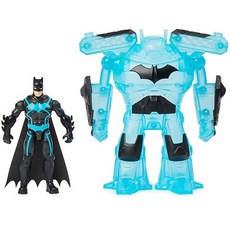 DC Comics 배트맨 배트테크 10.2cm 디럭스 액션 피규어 및 변신 테크 아머 만, Bat-tech