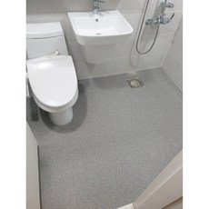 한샘 화장실리모델링 욕실 미끄럼방지 바닥재 휴플로어 1세트 카고 그레이