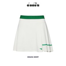 [빠른배송] DIADORA 디아도라 그라지아 테니스 스커트 여자 테니스복 속바지 골프스커트 화이트