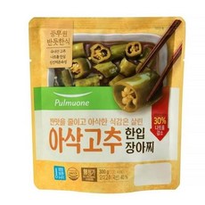 풀무원 반듯한식 아삭고추 한입장아찌, 1개, 300g