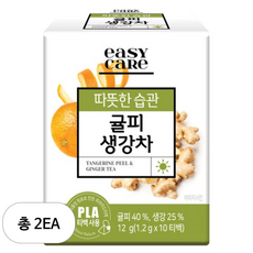 녹차원 이지케어 귤피생강차, 12g, 10개입, 2개
