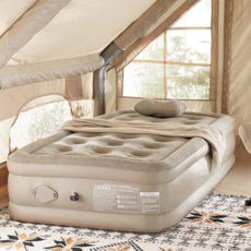 온라인원 어반카모 캠핑 자충 에어매트 야외 캠핑용 휴대용 침대 매트리스 베게 증정 옵션C 25cm 2인용 매트