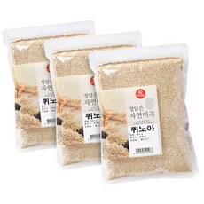 퀴노아 2.4kg(800gx3개) 화이트 퀴노아 슈퍼곡물 샐러드재료, 3개