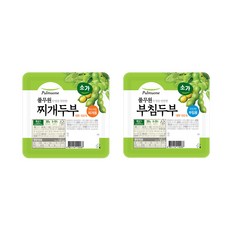 풀무원 찌개두부 또는 부침두부 선택형 총6개 상품입니다., 찌개두부300X6입, 300g, 6개