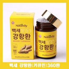 오뚜기 인도산 백세 100 강황 환 360환 커큐민 울금 항산화 면역력 강화 증진 추천, 1개
