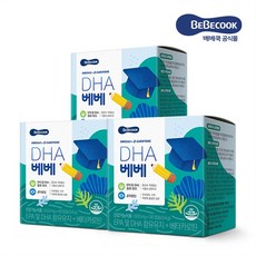 베베쿡 DHA 베베 3박스 270캡슐, 3개, DHA 베베/3박스, 270정