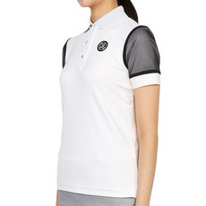 마크앤로나 마크앤로나 에스쁘아 MLW 3A AP03 WHITE 여자 카라 반팔티셔츠 컴포터블핏