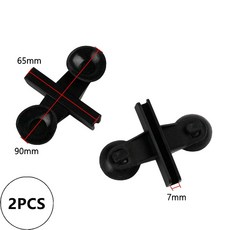 다기능 수족관 격리 분리기 어항 그리드 트레이 보드 액세서리 네트 바닥 플레이트 언더 자갈 1PC, Black clip (2PCS)
