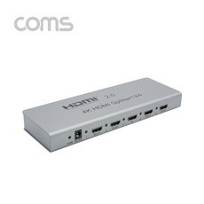 Coms HDMI 분배기(1대4) 4K(3840 X 2160 60Hz) 지원 (WFFRD2X), 본상품선택, 1개
