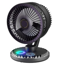 탁상용 선풍기 무소음 무선 미니 usb 충전형 사무실 선풍기 사무실 조용한 휴대용 단 밍 강풍 콜드 4 US 전기 데스크탑 소형 공기 순환, black