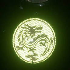 쟈니코코 야간 안전반사스티커, 2개, 용