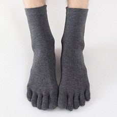 로지 남성용 빠른 땀흡수 발가락양말 10켤레