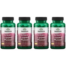 Swanson 뉴질랜드 초록홍합 500mg 60캡슐, 60정, 3개