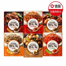 샘표 쓱쓱싹싹 밥도둑 6종 3+3개 골라담기 /간편식/반찬