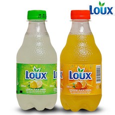 룩스 탄산음료 330ml 레몬12병 + 오렌지 12병 총24병