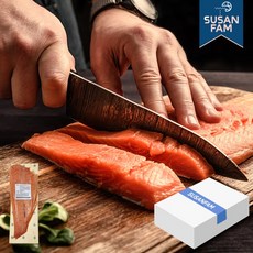 화이트베어 프리미엄 그라브락스 연어슬라이스 9kg 숙성 연어, 1개
