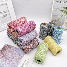 레드캣 2mm 트와인끈 포장끈 100m 22color 선물포장 답례품, 18 블루골드