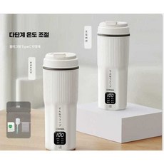 블라썸즈 무선포트기 분유포트 여행용 미니 텀블러 무선 커피포트 휴대용 소형 주전자, Type-C+650ml+316내부