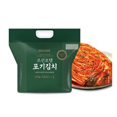 PEACOCK 조선호텔 포기김치 2.5kg 피코크 국내산 프리미엄 김치, 1개