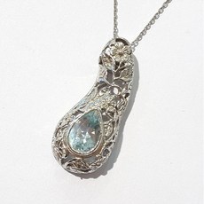 블루토파즈원석펜던트