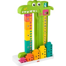 Fisher-Price 유치원 학습 장난감 악어 숫자 세기 활동 추가 쌓기 블록 10개 만 3세 이상 아동용, 피셔프라이스 Fisher-Price 유치원 학습 장난감, 1개