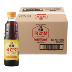 백앤 샘표 국간장, 500ml, 264개