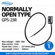 GPS-23 정상 개방 스위치 리드 마그네트론 스위치 PS-3150 정상 개방 대체 23 인치 14 mm 근접 유도 센서 1 개, 2) GPS-23R NO