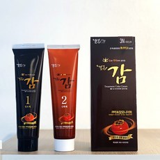순한새치염색약 젤존감 트리트먼트 컬러크림 3N흑갈색