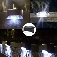 태양광 덱 조명 16팩 야외 계단 전등 방수 LED 라이트 난간용 울타리 마당 테라스 통로