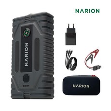 나리온 차량용 자동차 점프스타터 점프스타트 4in 1 에어펌프 파워뱅크 랜턴