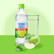 나랑드사이다 제로 그린애플맛 500ml 1박스 24개입오피스디포 사무용품 문구용품 사무 문구, 1개
