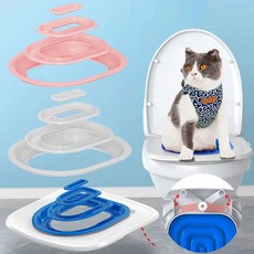 가능한 애완 재사용 동물 고양이 화장실 훈련 키트 쓰레기 청소 매트 제품, Blue inner tray, Blue inner tray, 1개
